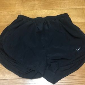 All black nike shorts